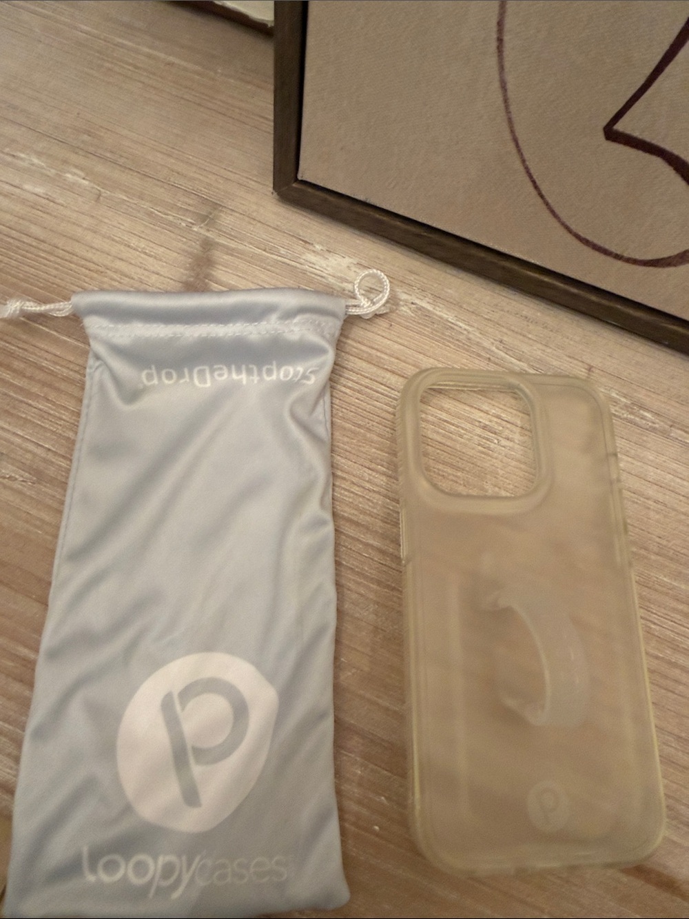 NEW IPHONE 14 Loopy Case Clear Phone Case with Built-In Loop